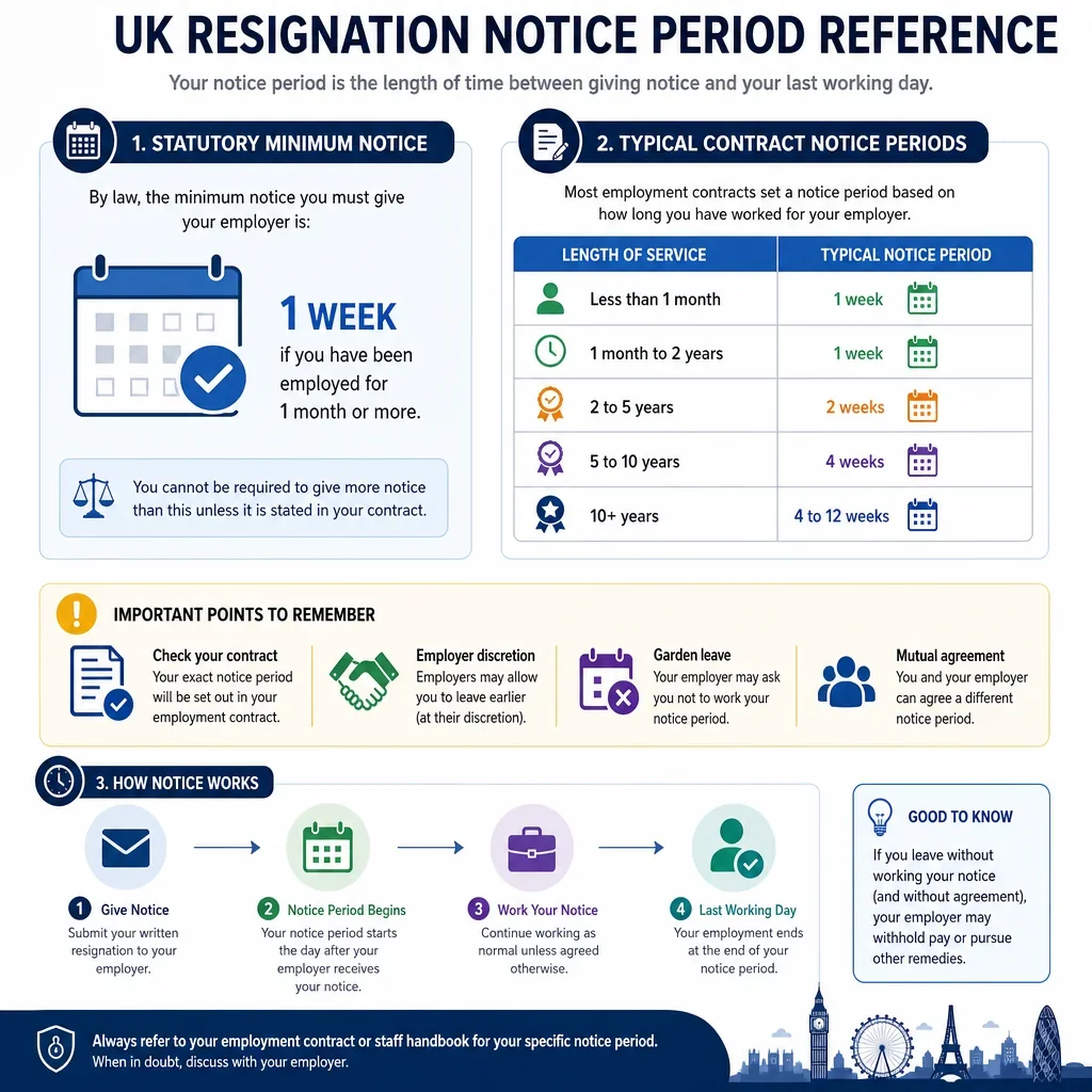 UK Resignation Notice Period Reference