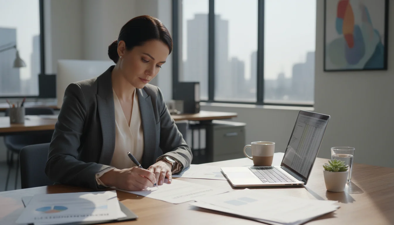 Person signing resignation letter