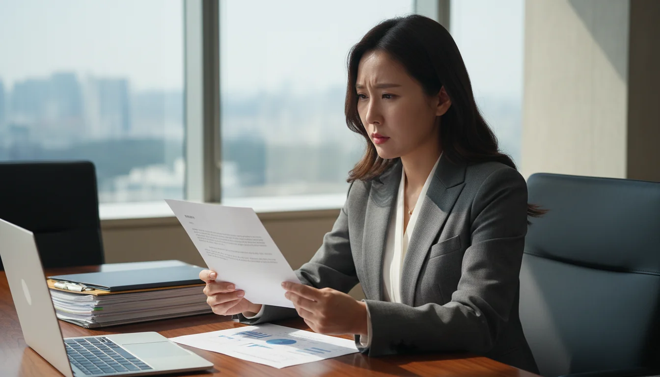 HR reviewing employee resignation