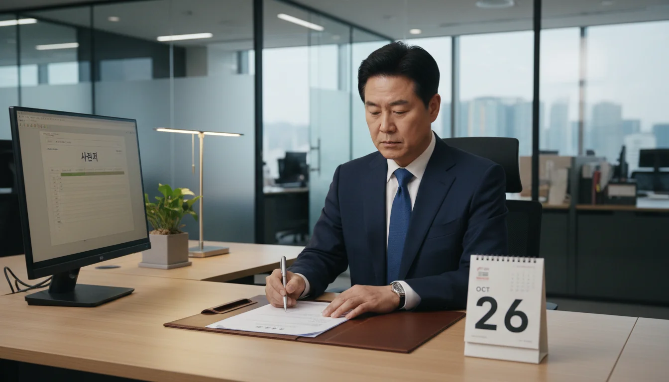 Professional signing resignation letter