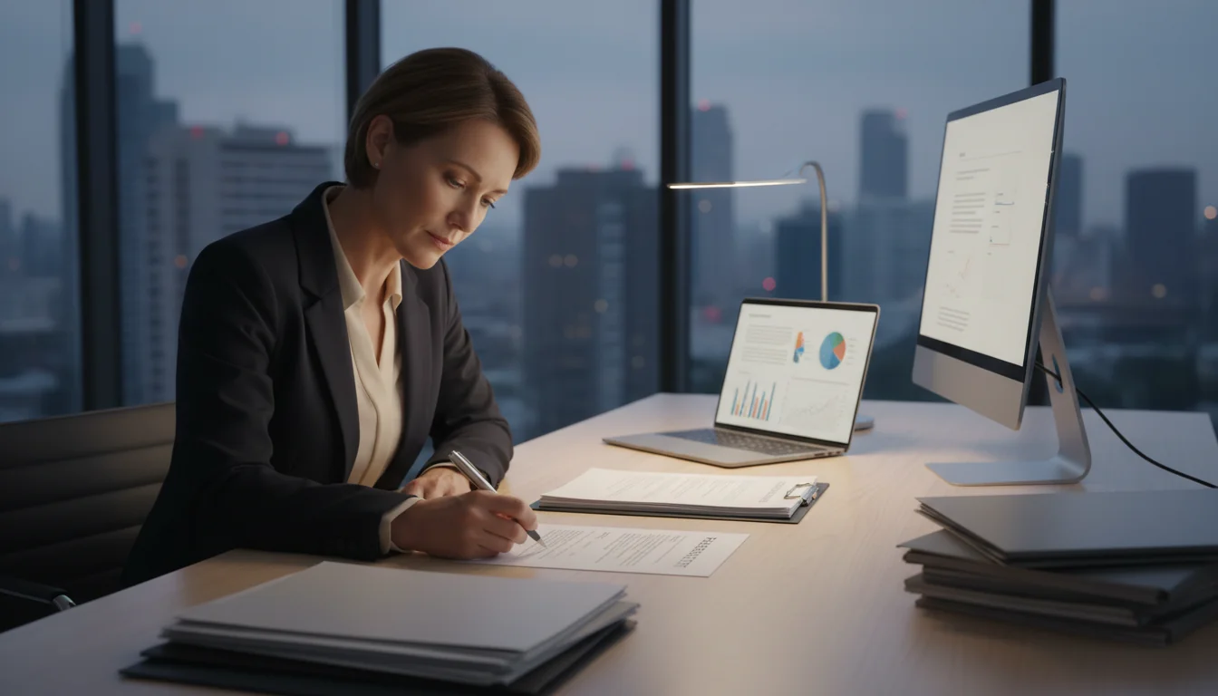 Professional signing resignation letter