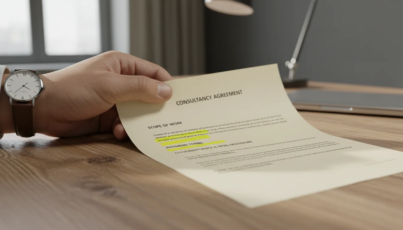 Key clauses in contract highlighted