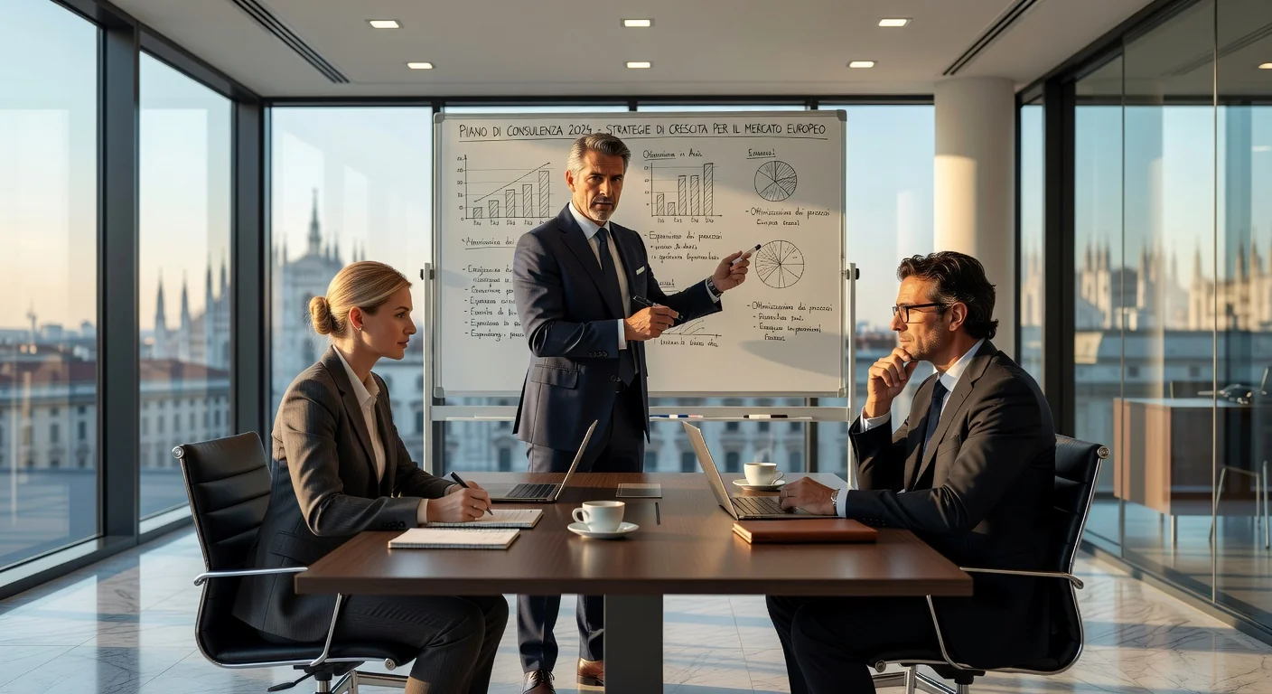Business meeting for consultancy services
