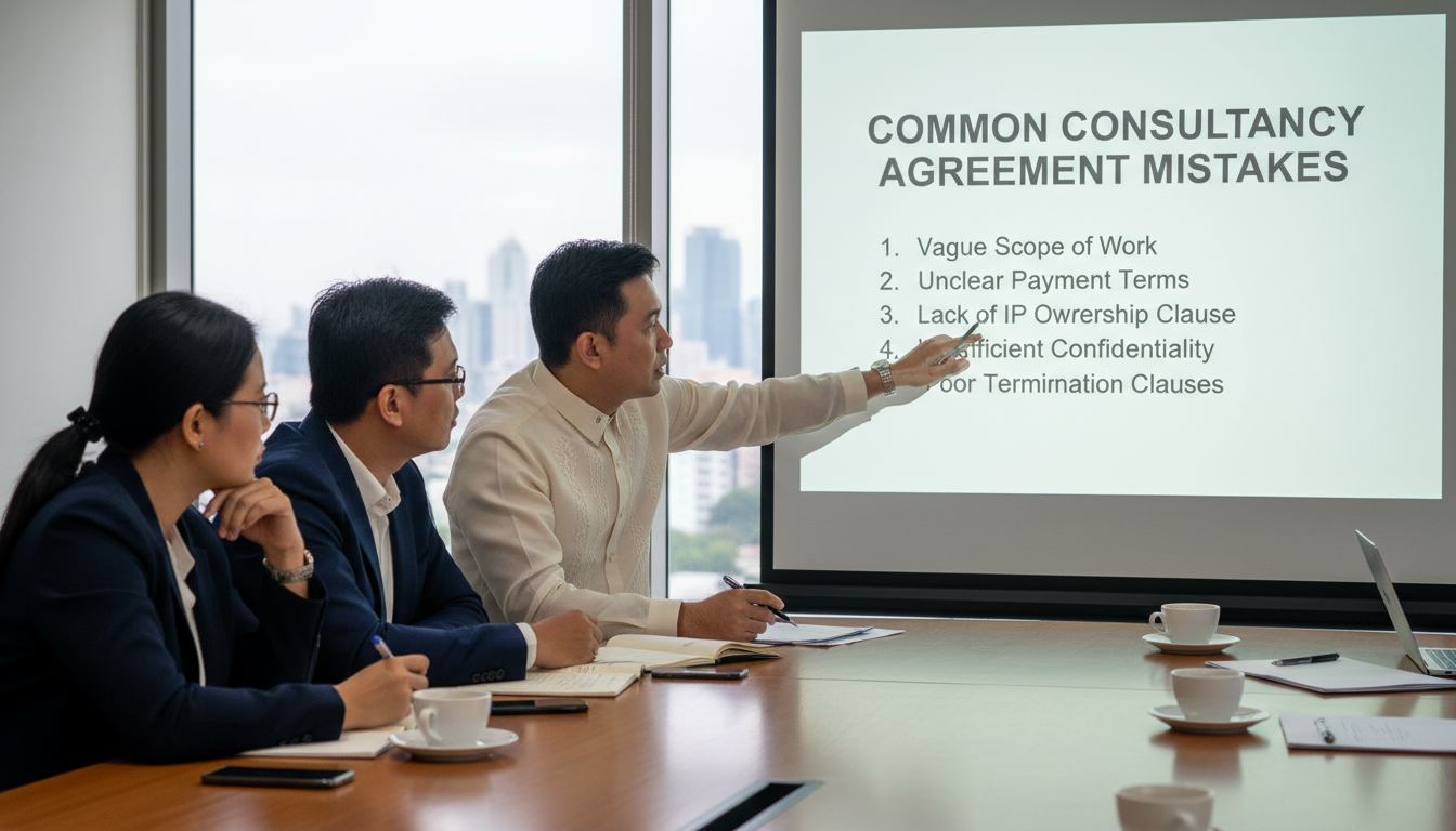 Team discussing agreement pitfalls