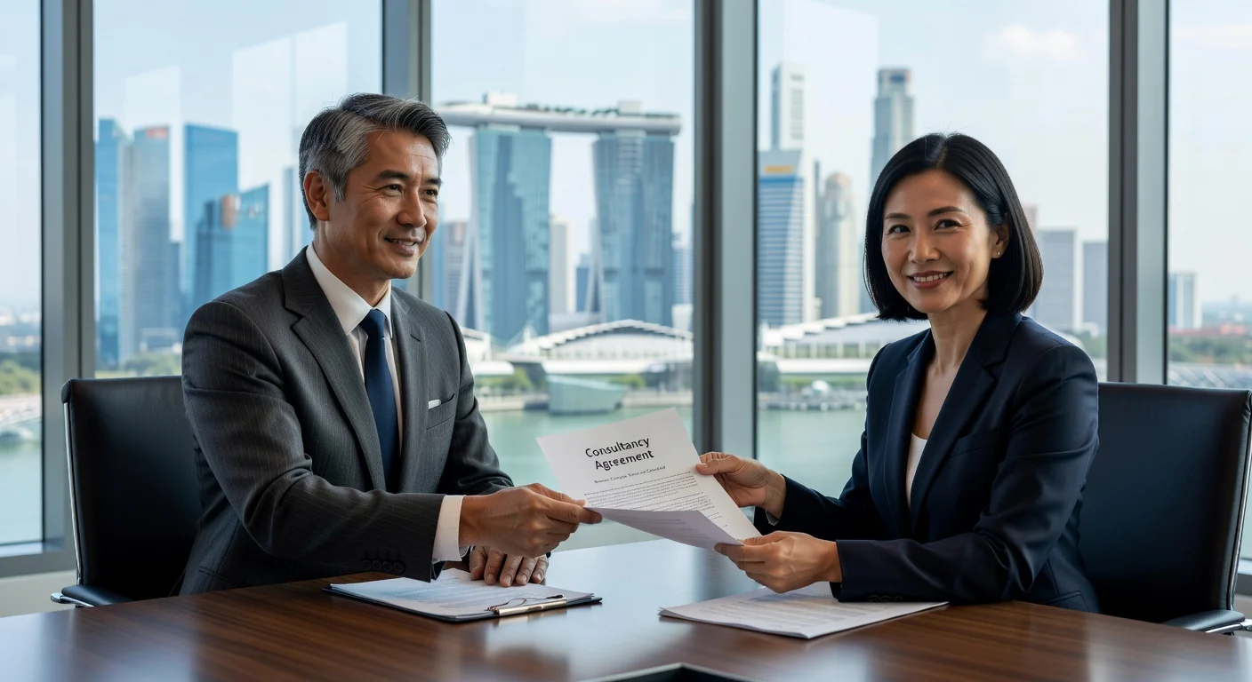 Professional signing consultancy agreement
