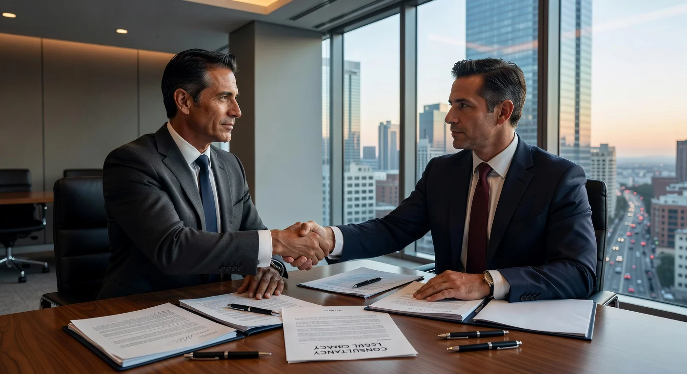 Signing legal consultancy agreement