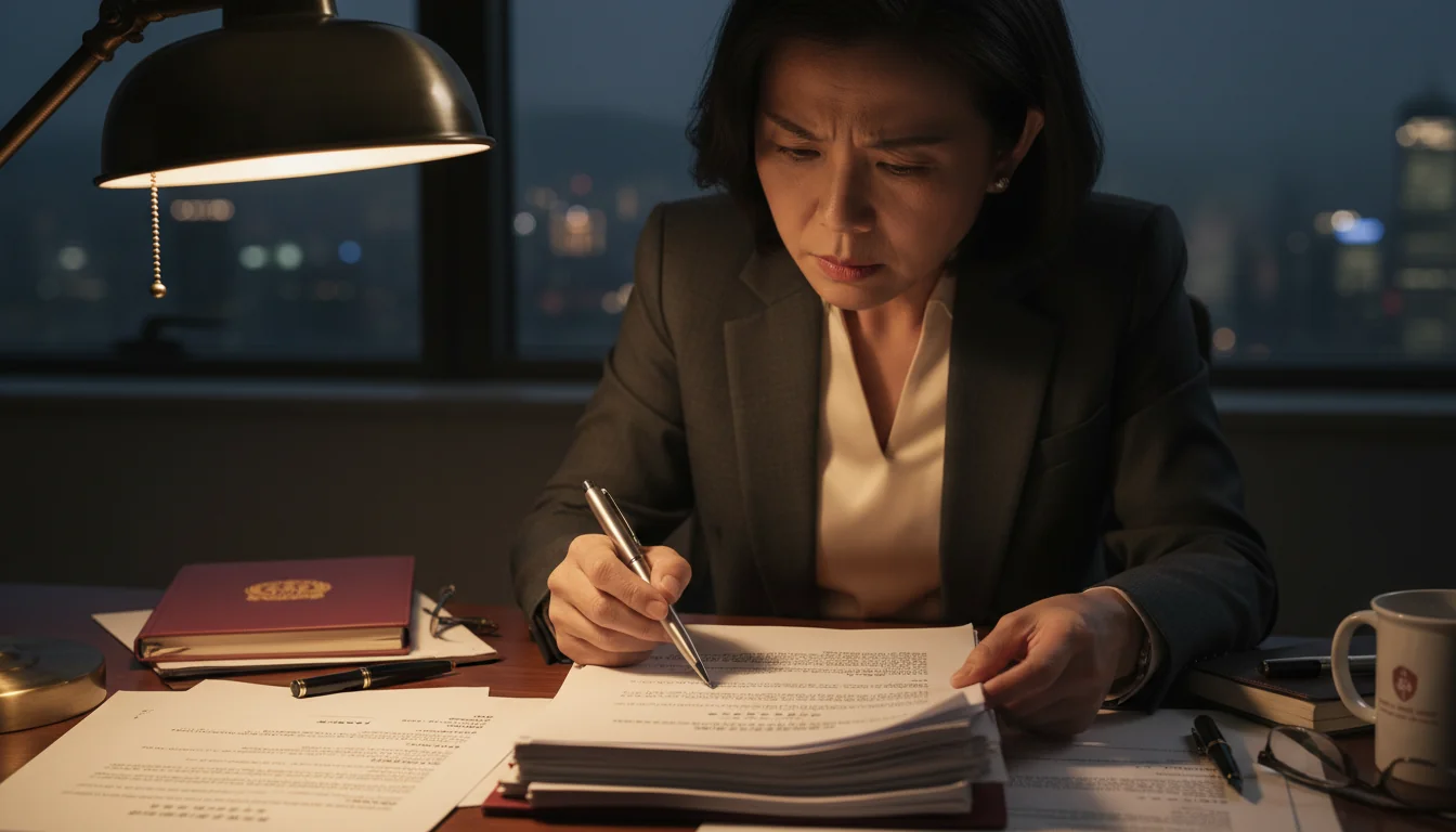 Reviewing clauses in contract