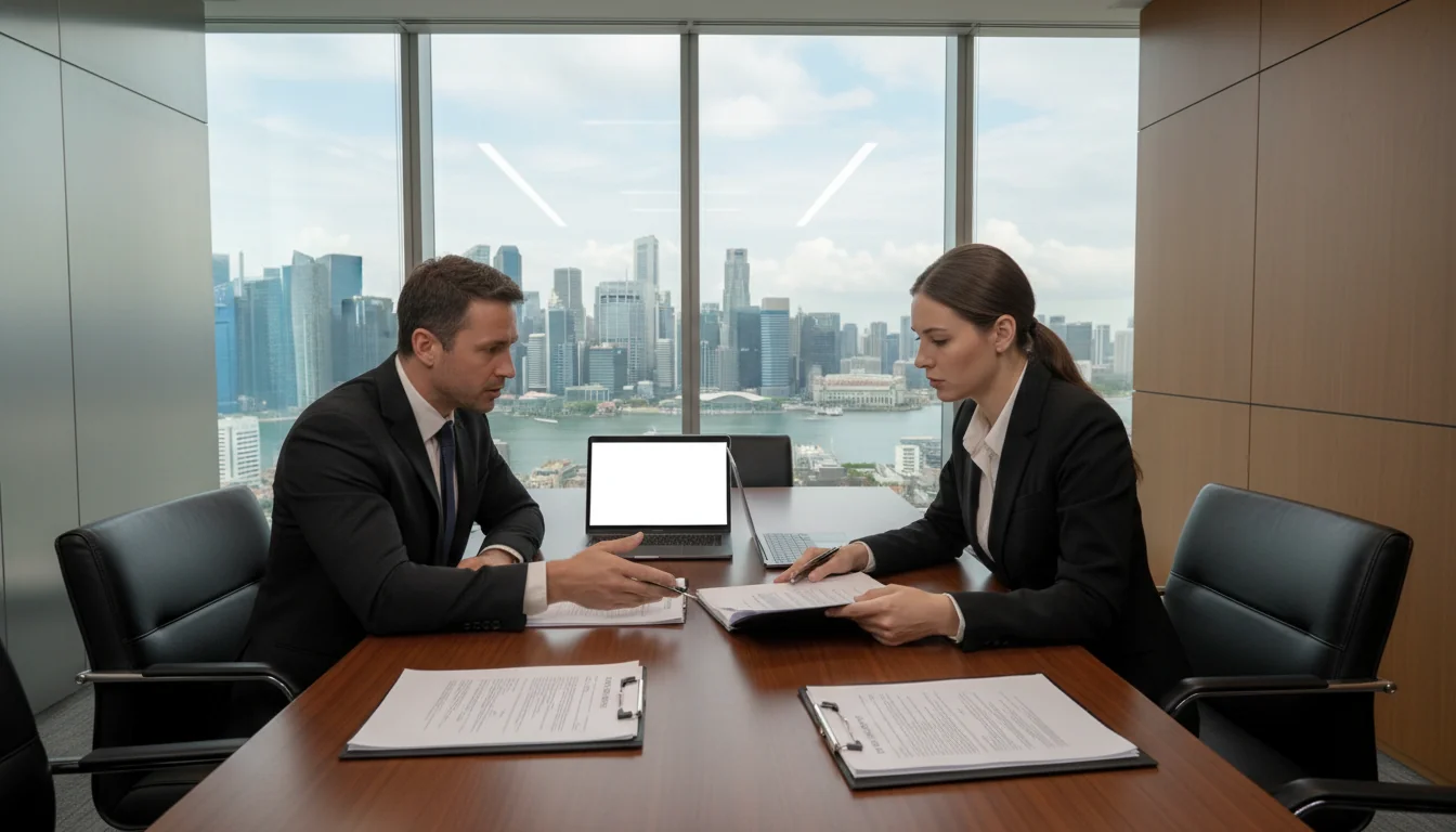 Legal consultation in Singapore office