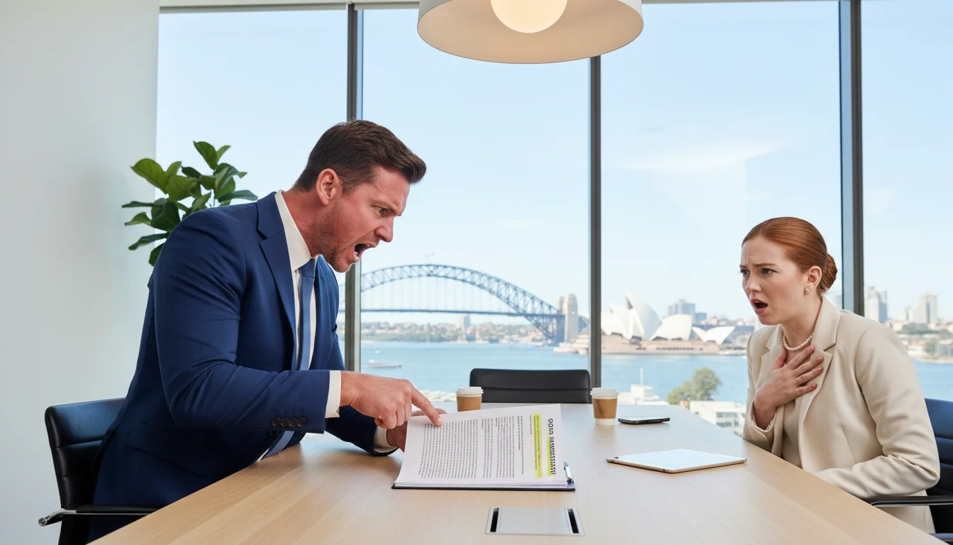 Contract signing gone wrong