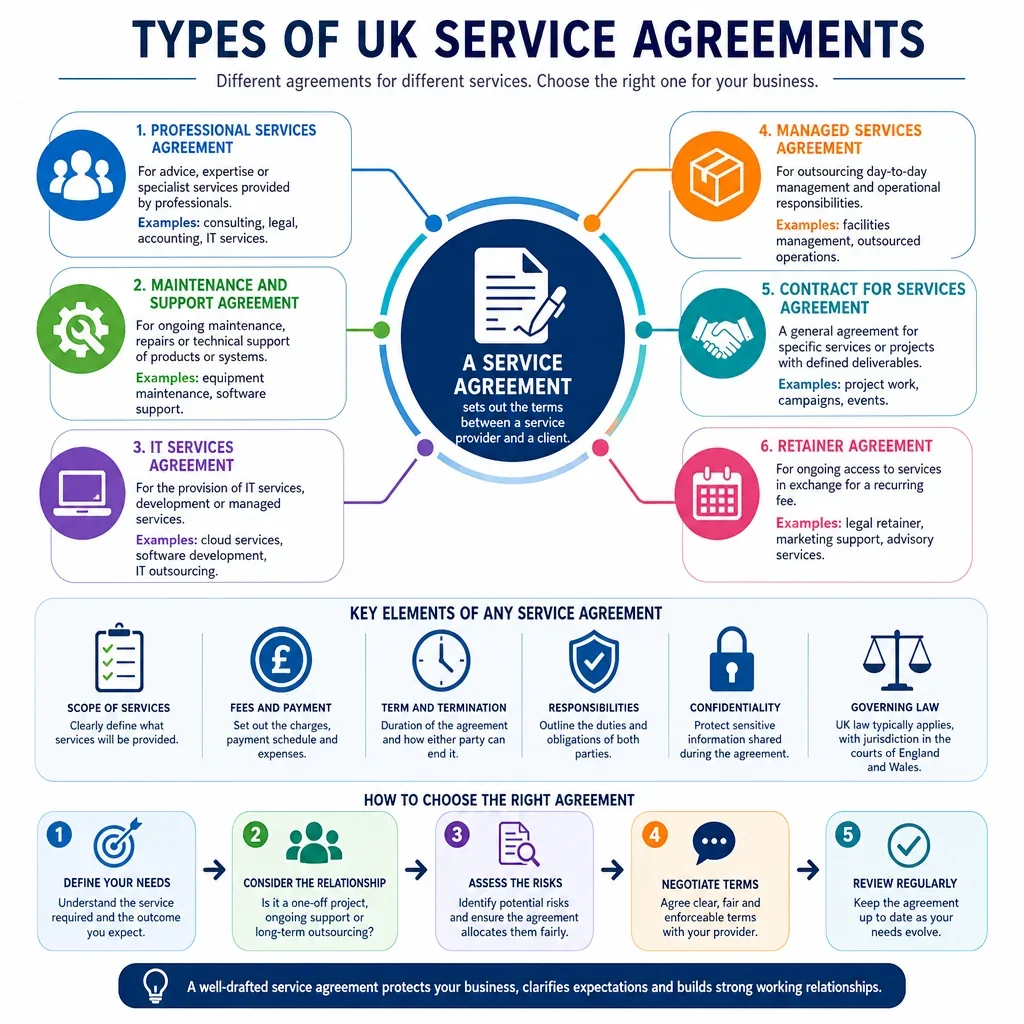 Types of UK Service Agreements