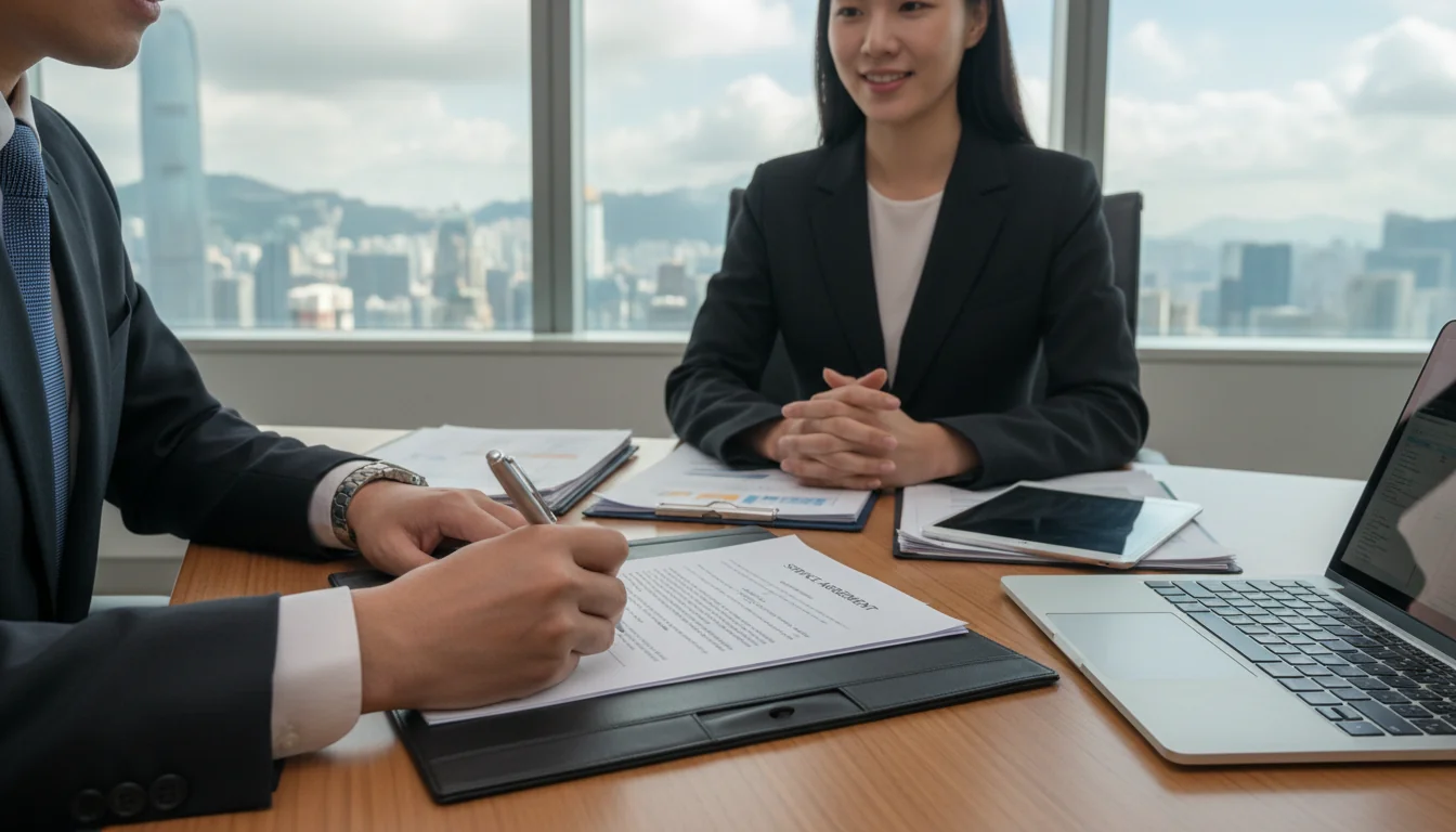 Professional signing service agreement