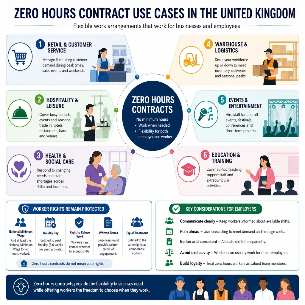 Zero Hours Contract Use Cases