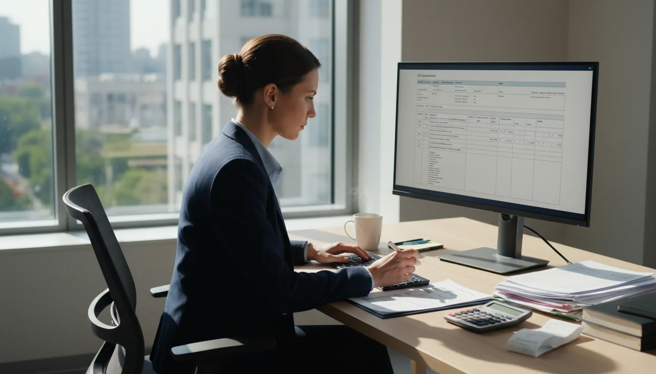 Invoice preparation steps diagram