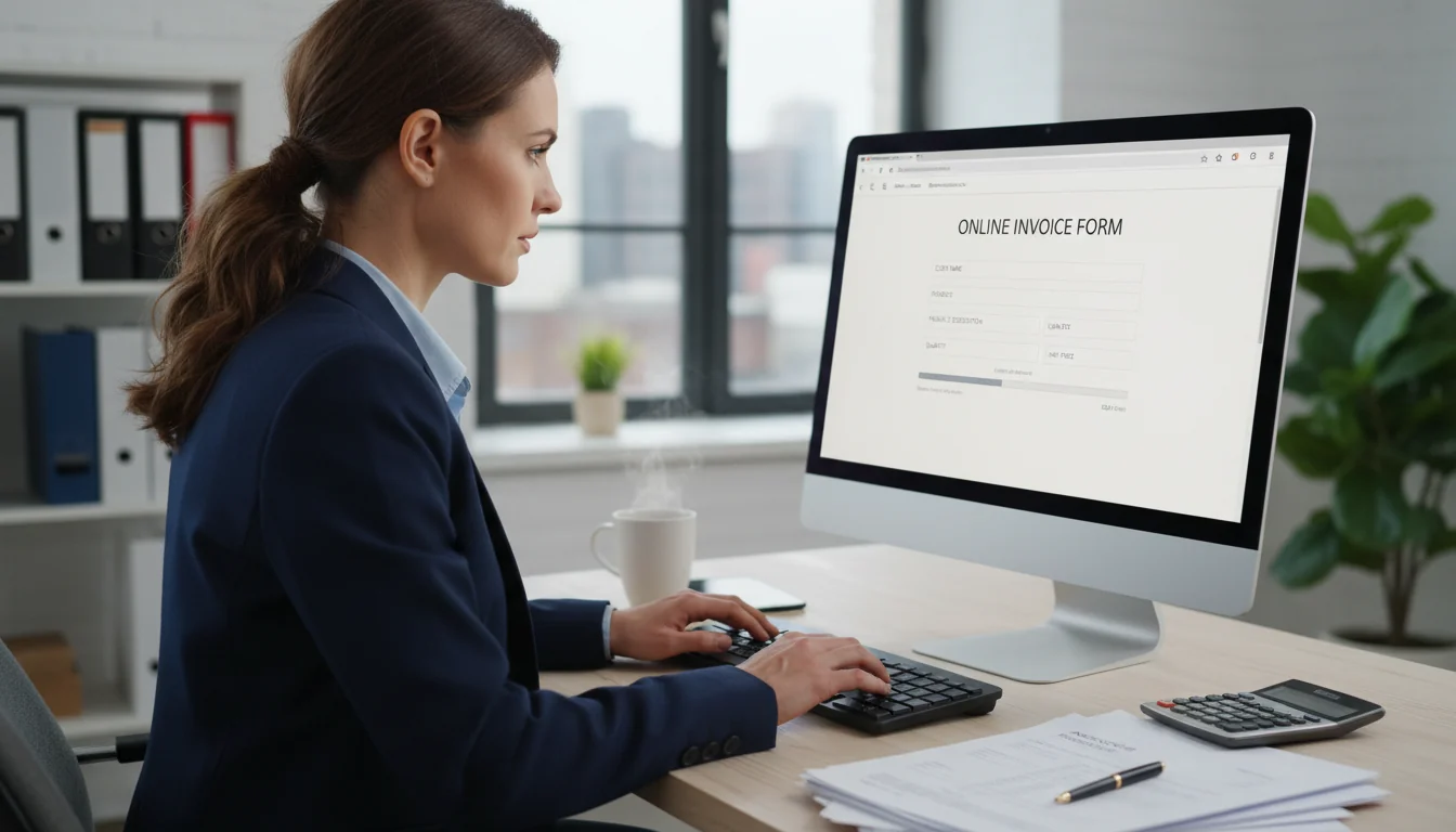 Step 2: Filling invoice details form