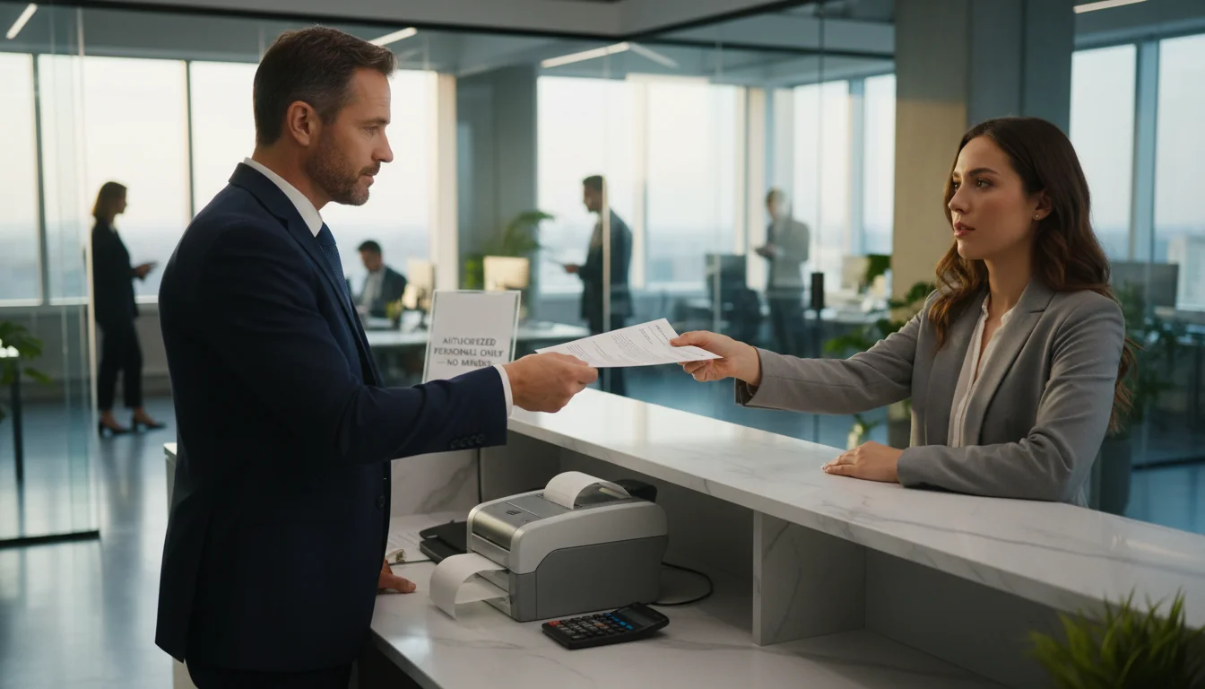 Temporary invoice application scene