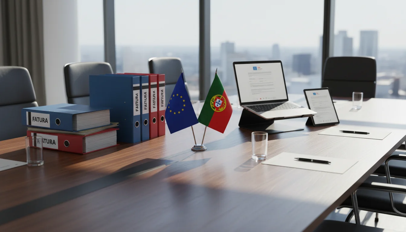 EU and Portugal legal icons.