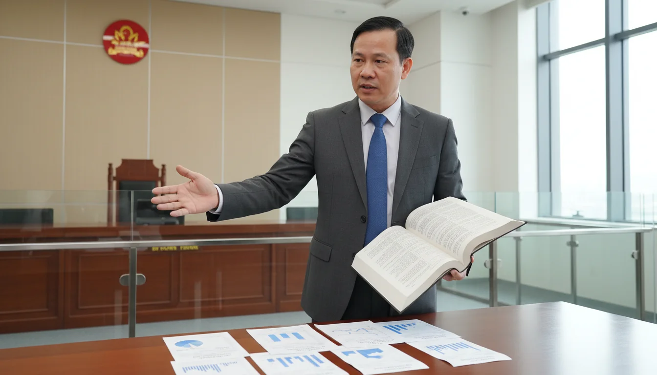 Lawyer explaining receipt laws