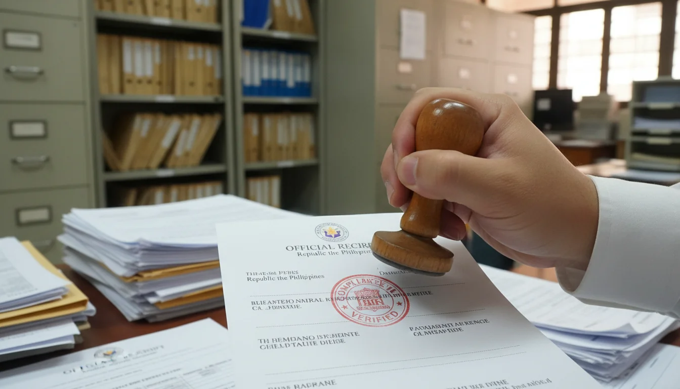 BIR compliance stamp on receipt