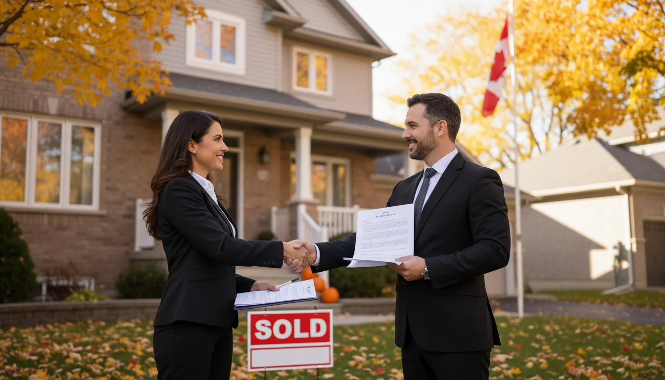 Real estate transaction handshake