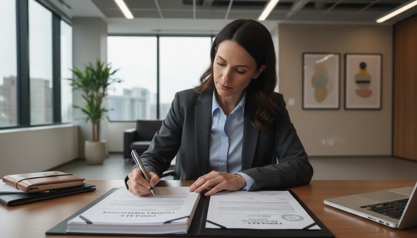 Person signing sworn statement form