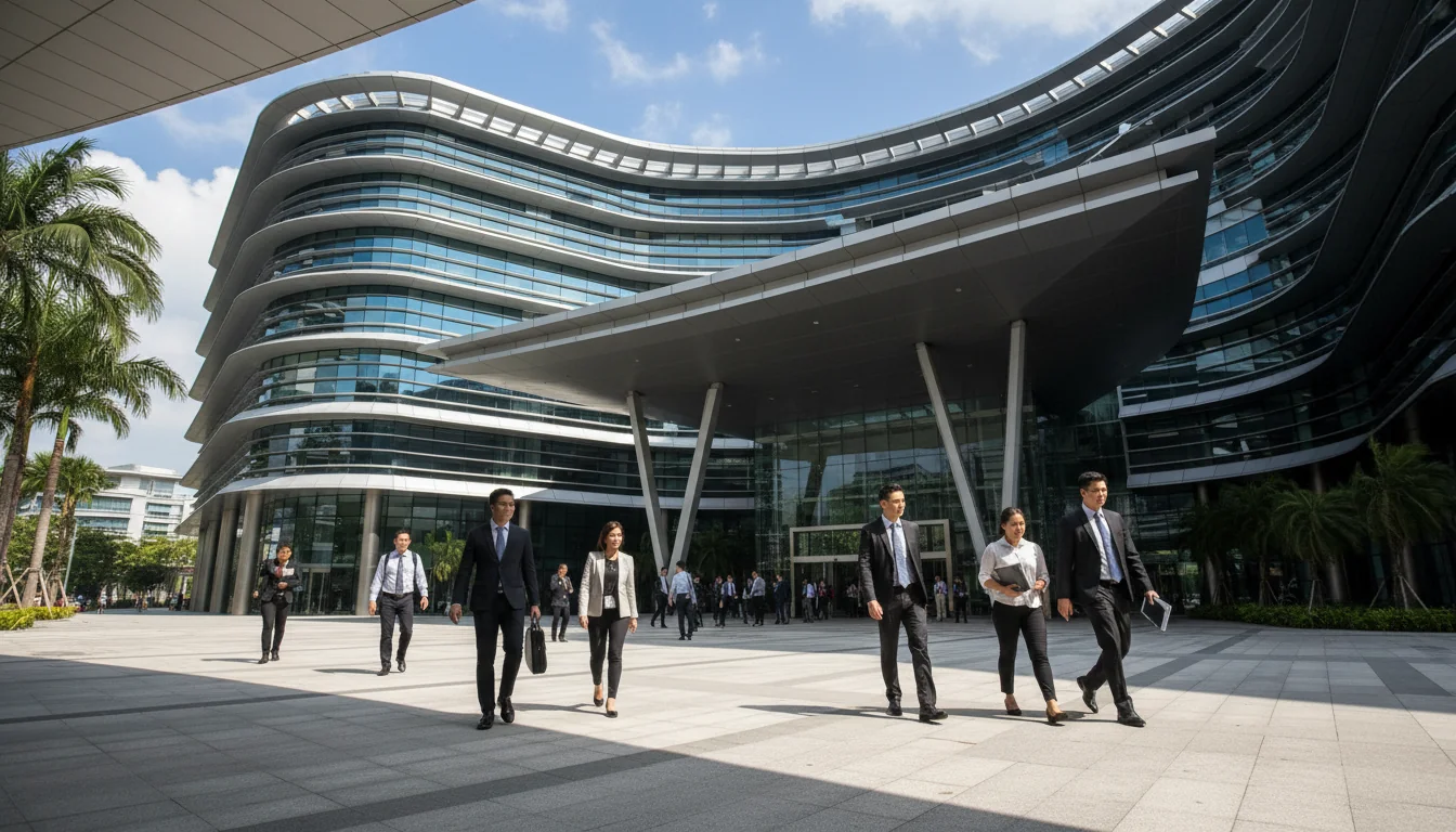 Singapore court building exterior