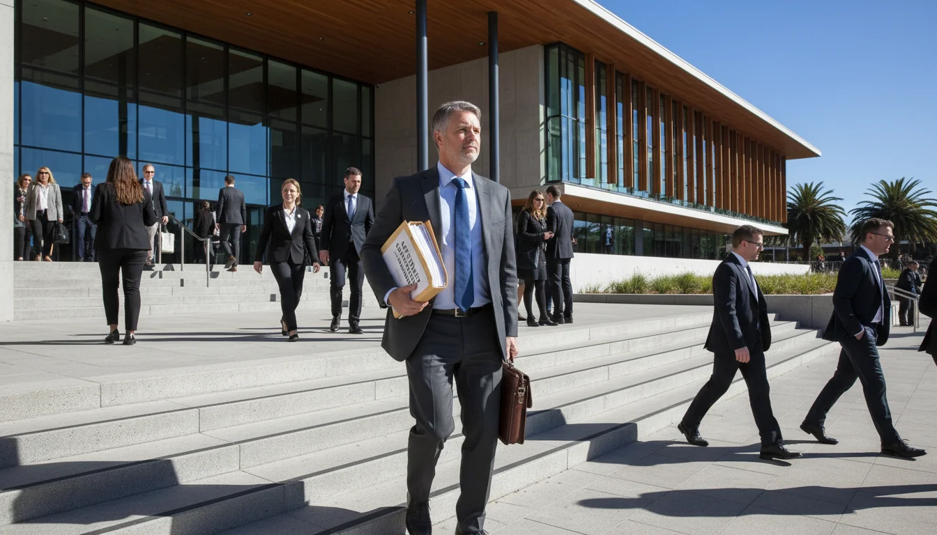 Submitting affidavit at courthouse