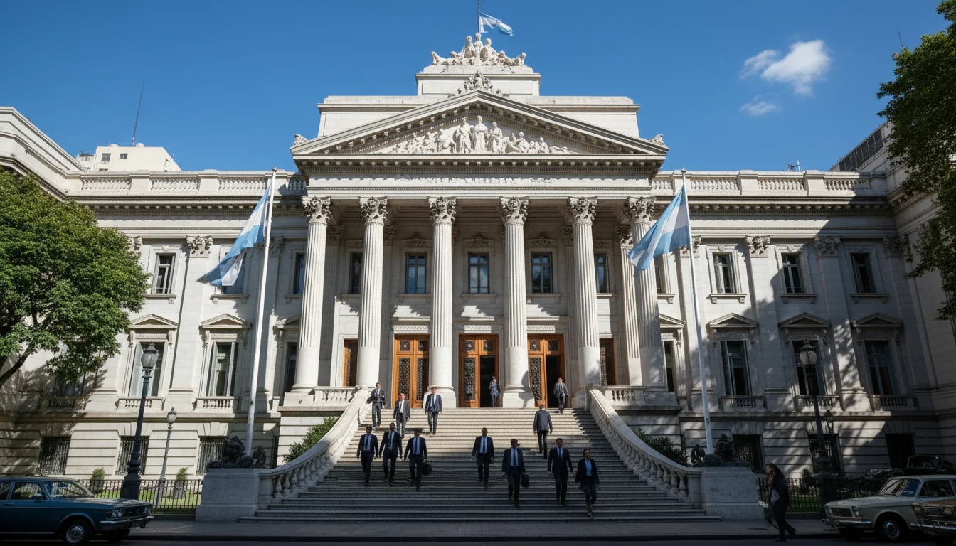 Argentine courthouse exterior building