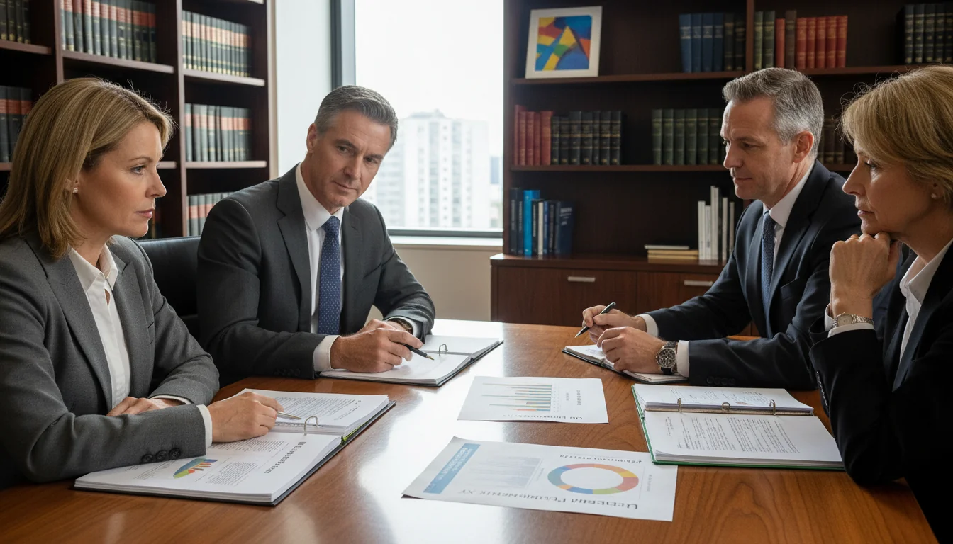 Family inheritance discussion meeting