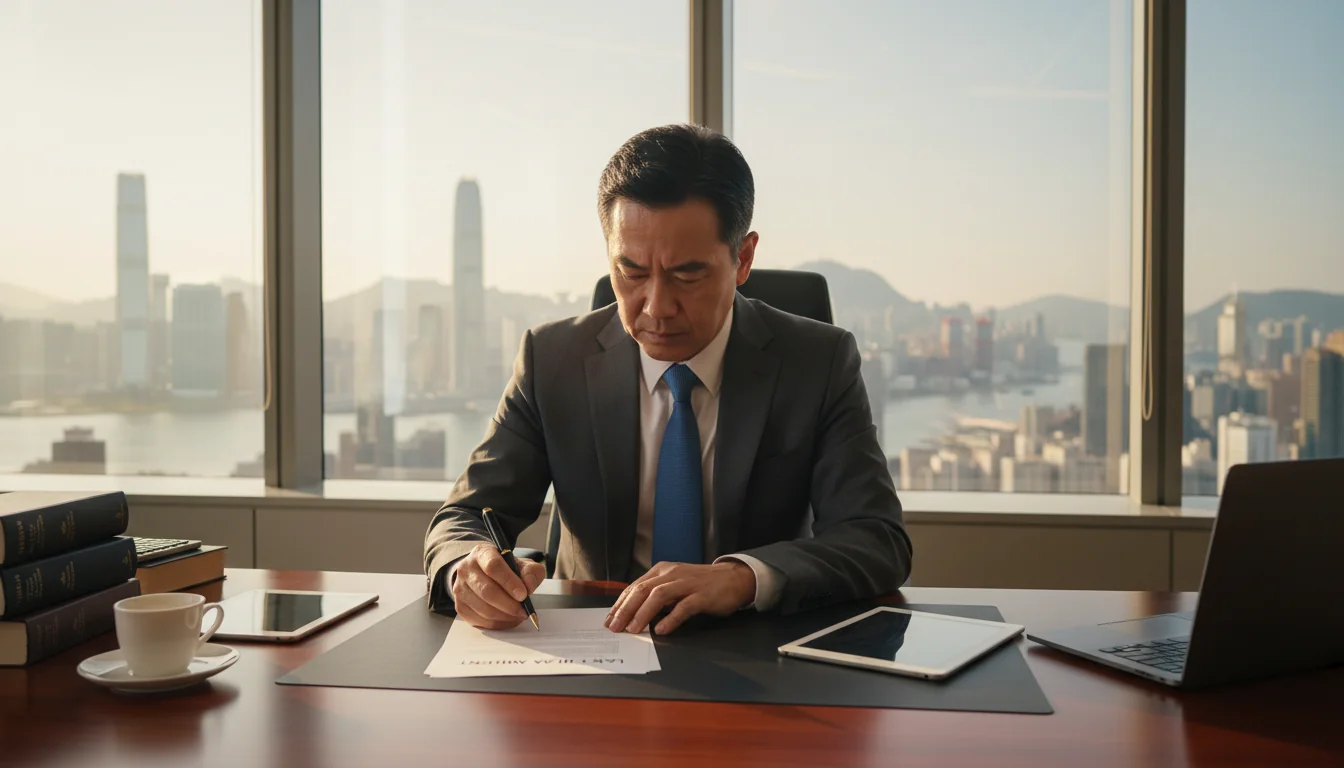 Hong Kong lawyer drafting will
