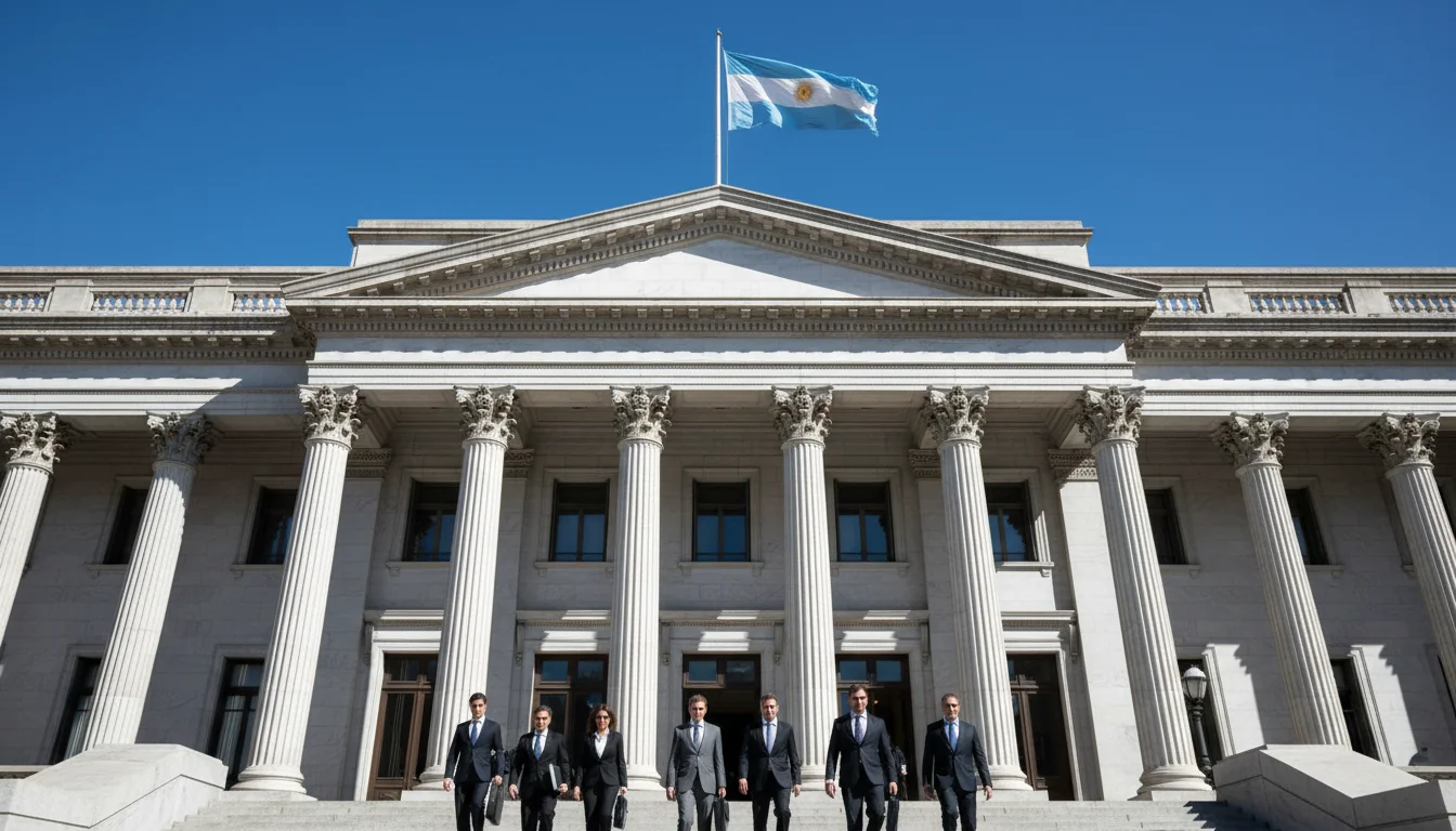 Argentine court building exterior