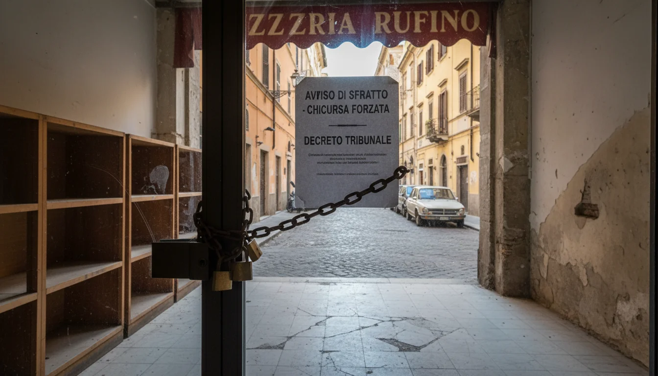 Commercial property under eviction.