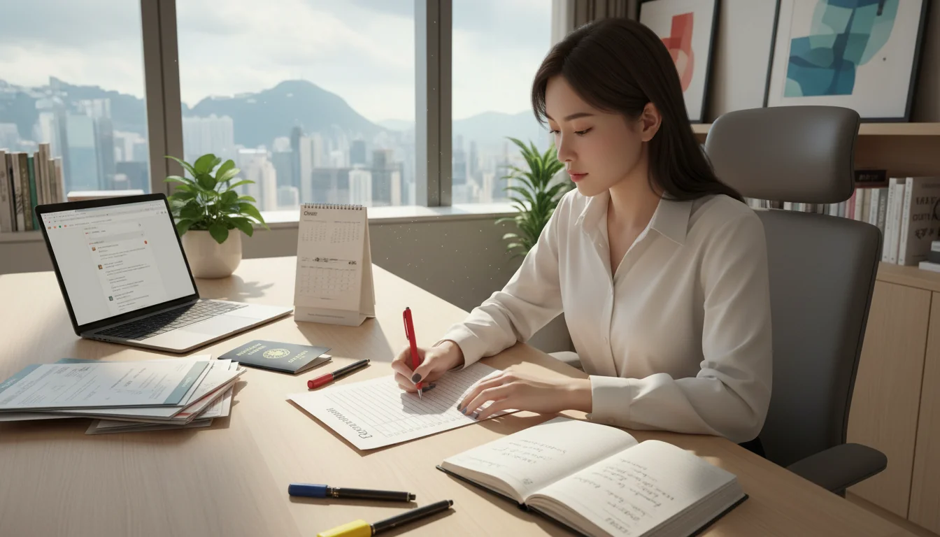 Checklist for document preparation