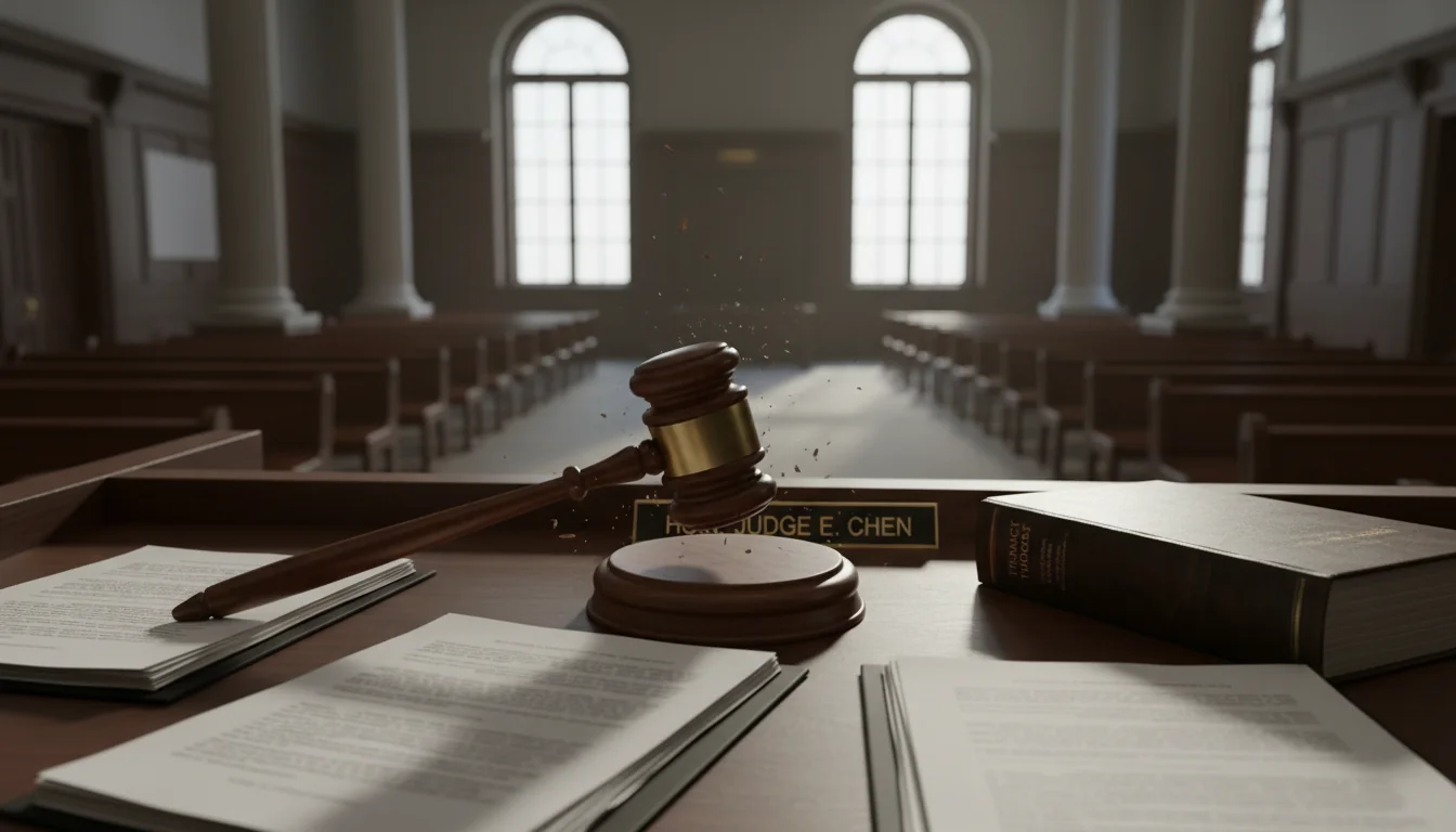 Court gavel ruling on tenancy dispute