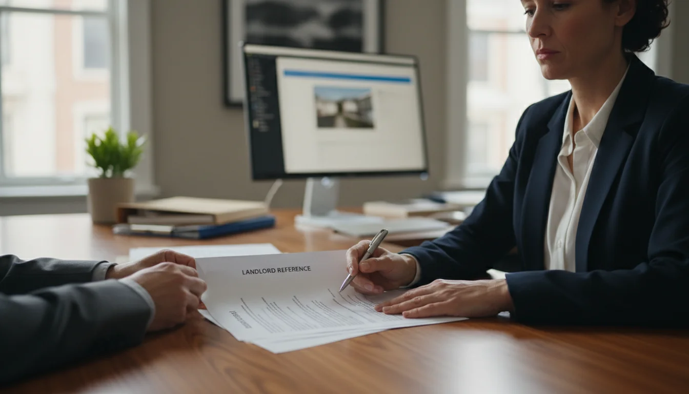 Tenant submitting reference letter application