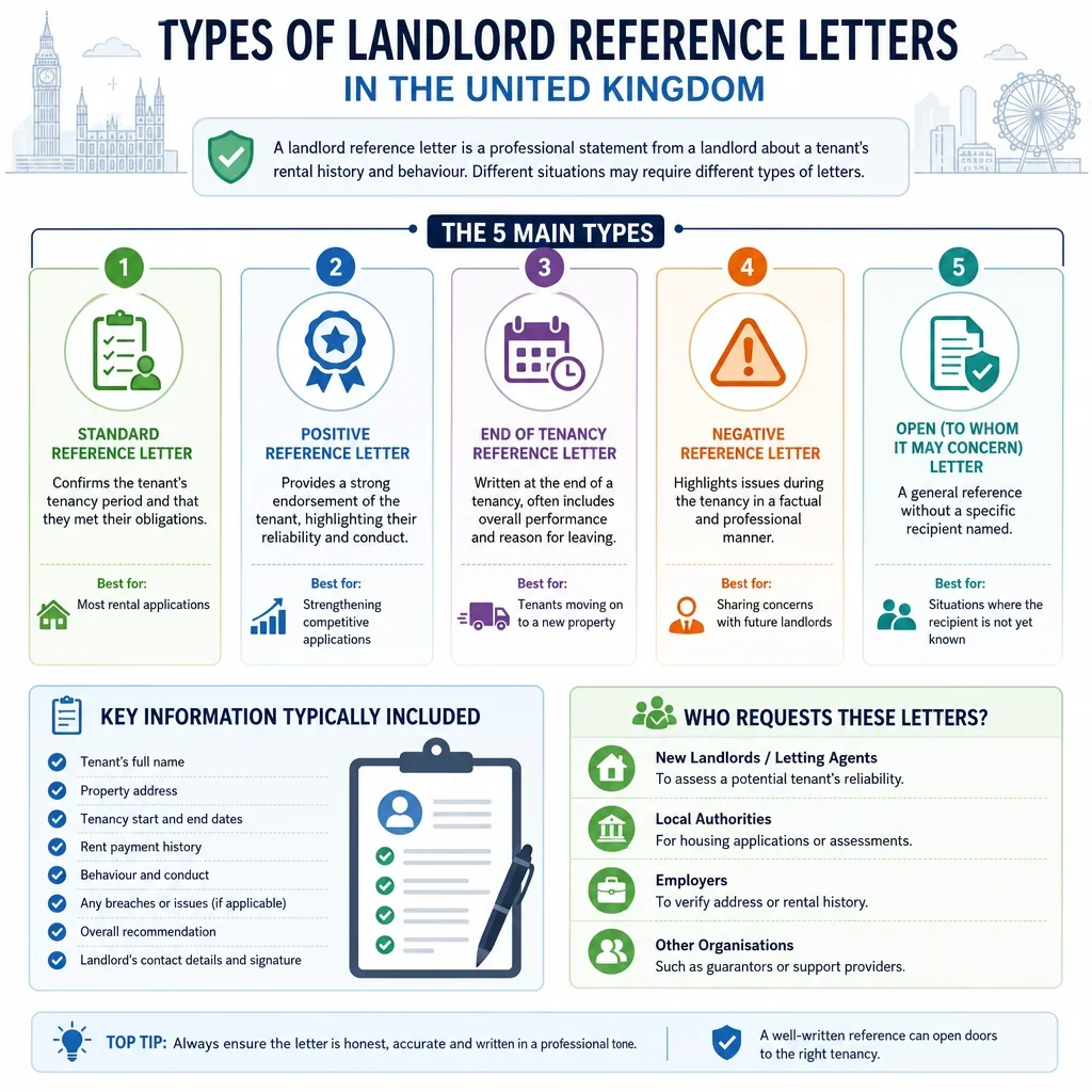 Types of Landlord Reference Letters