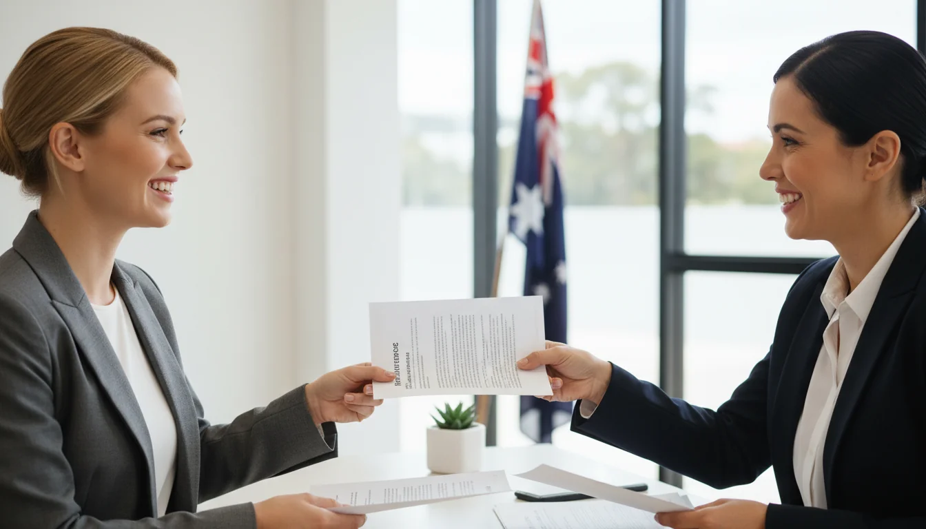 Tenant receiving positive rental reference