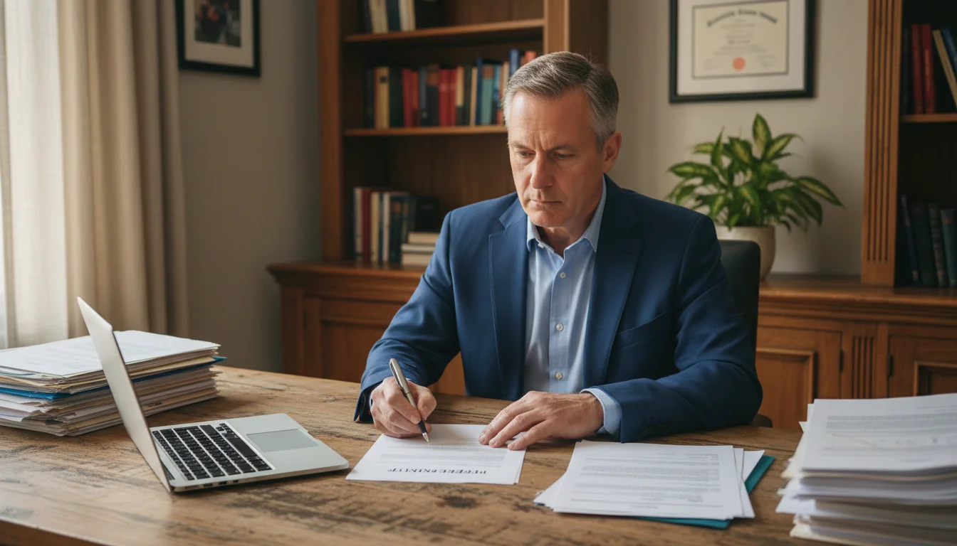 Landlord signing reference letter