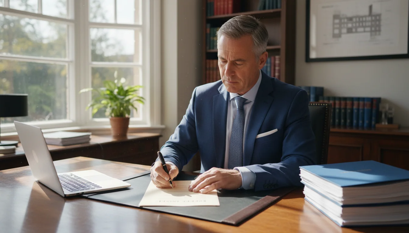 Landlord signing reference letter