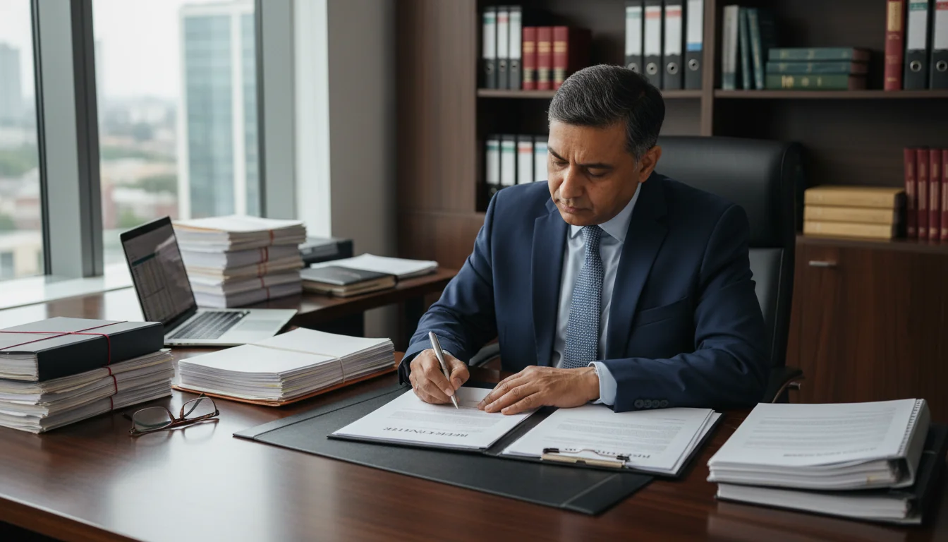 Landlord signing reference letter