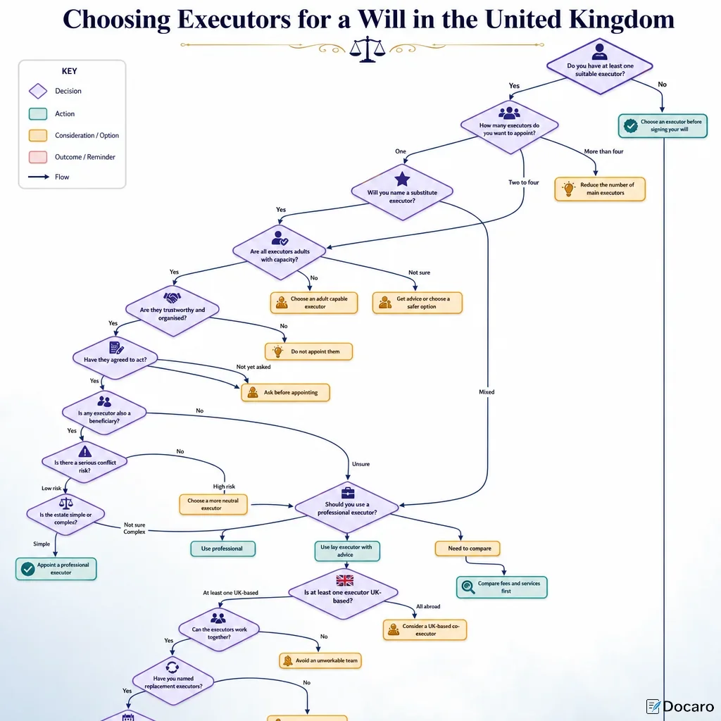 Choosing Executors for a Will in the United Kingdom
