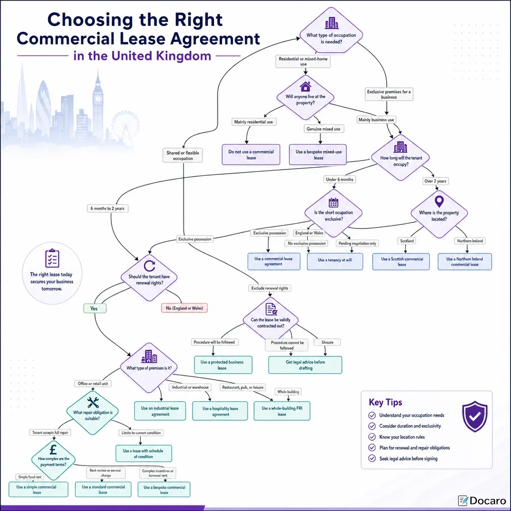 Choosing the Right Commercial Lease Agreement in the United Kingdom