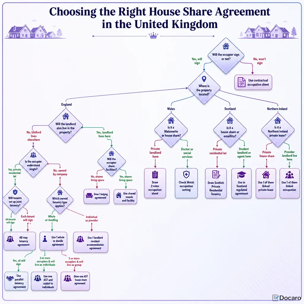 Choosing the Right House Share Agreement in the United Kingdom