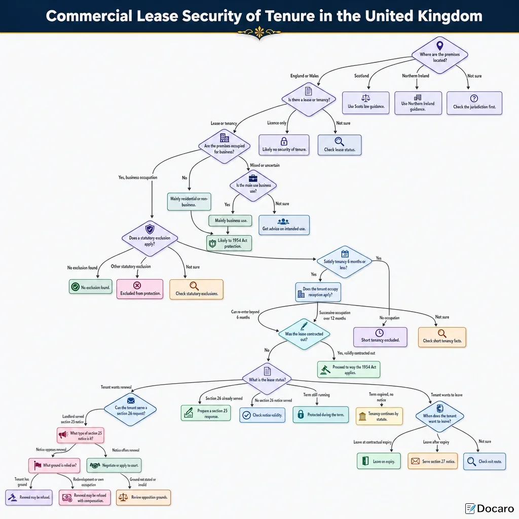 Commercial Lease Security of Tenure in the United Kingdom