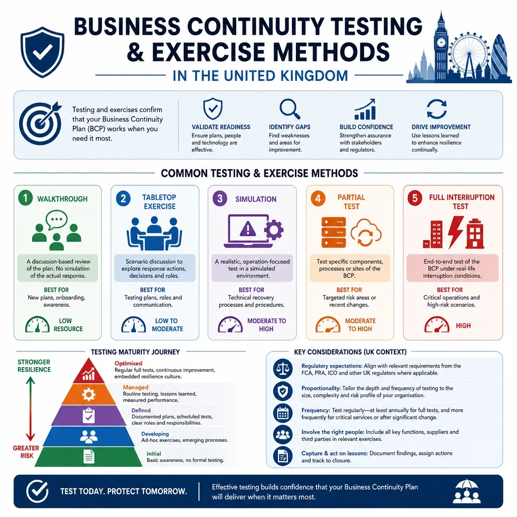 Business Continuity Testing and Exercise Methods