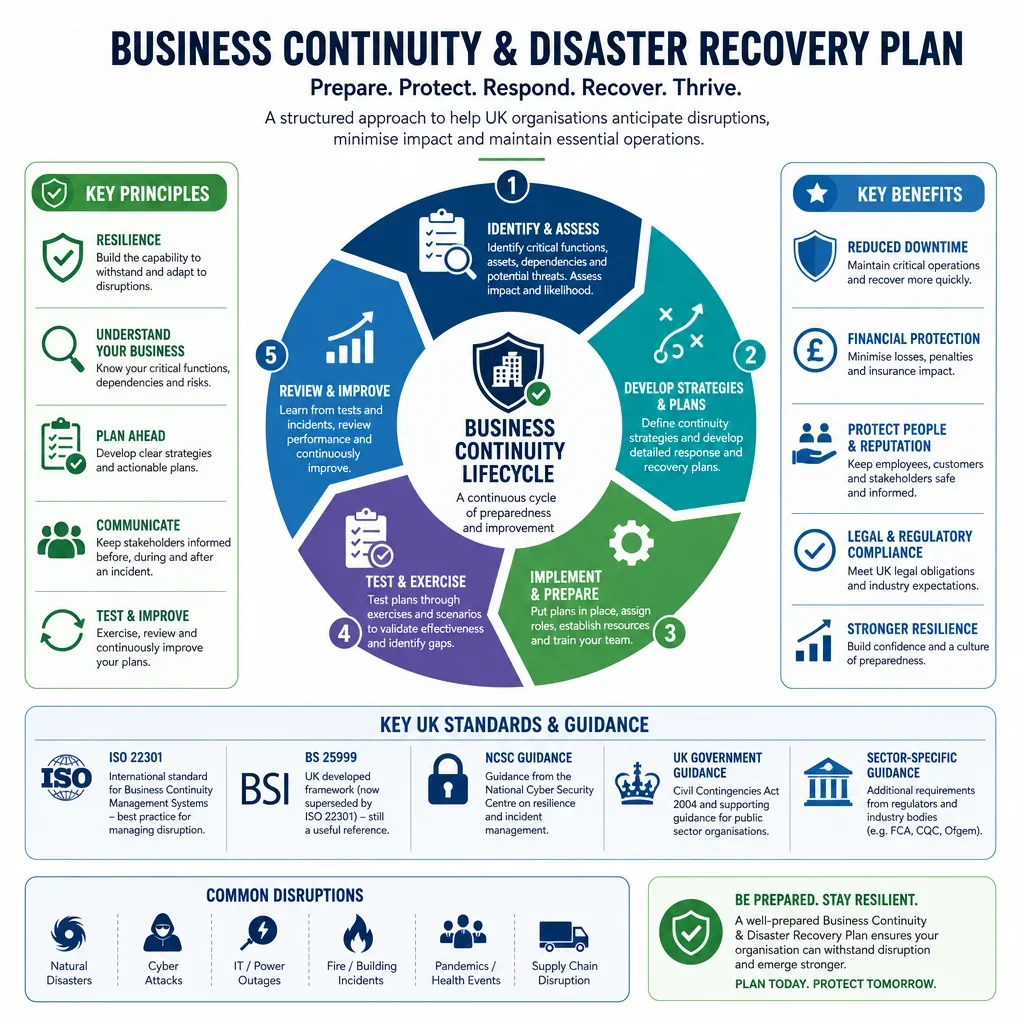UK Business Continuity Standards and Guidance Map