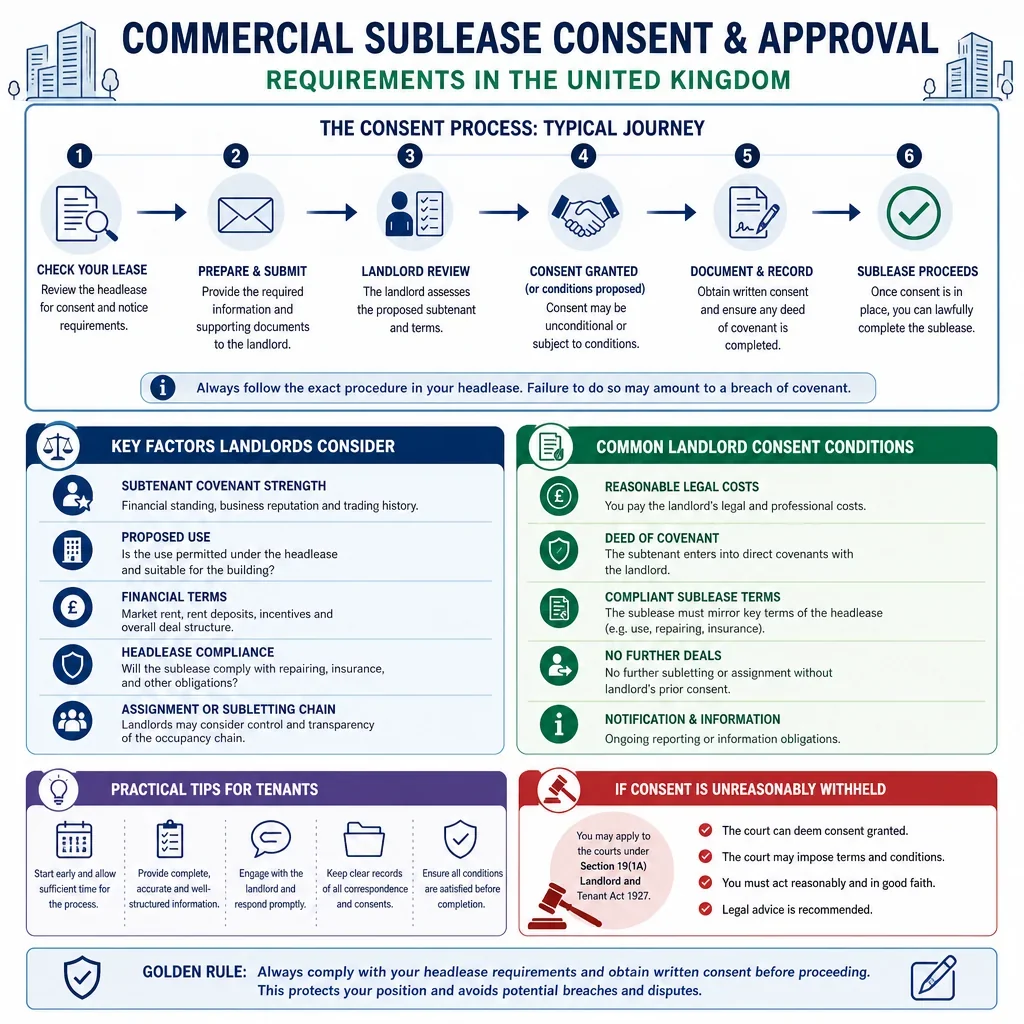 Commercial Sublease Consent and Approval Requirements
