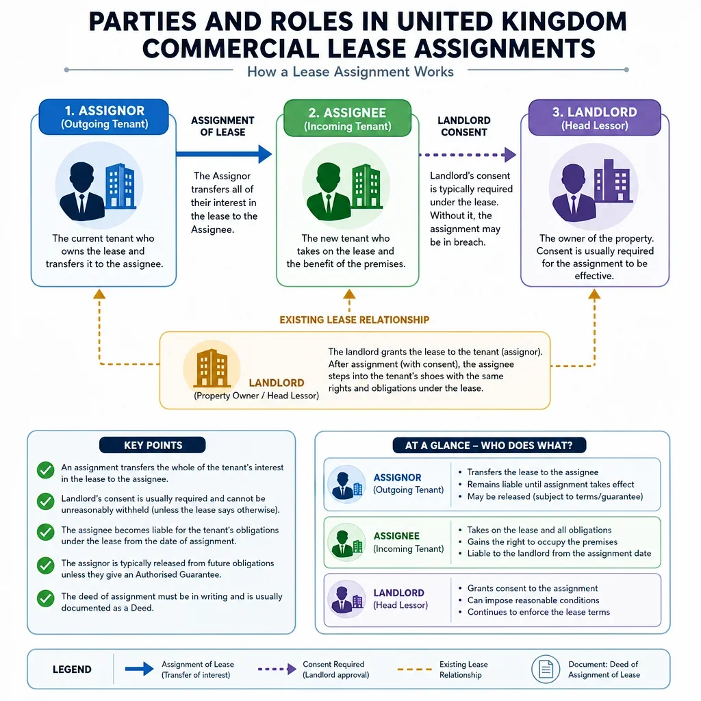 Parties and Roles in Commercial Lease Assignments