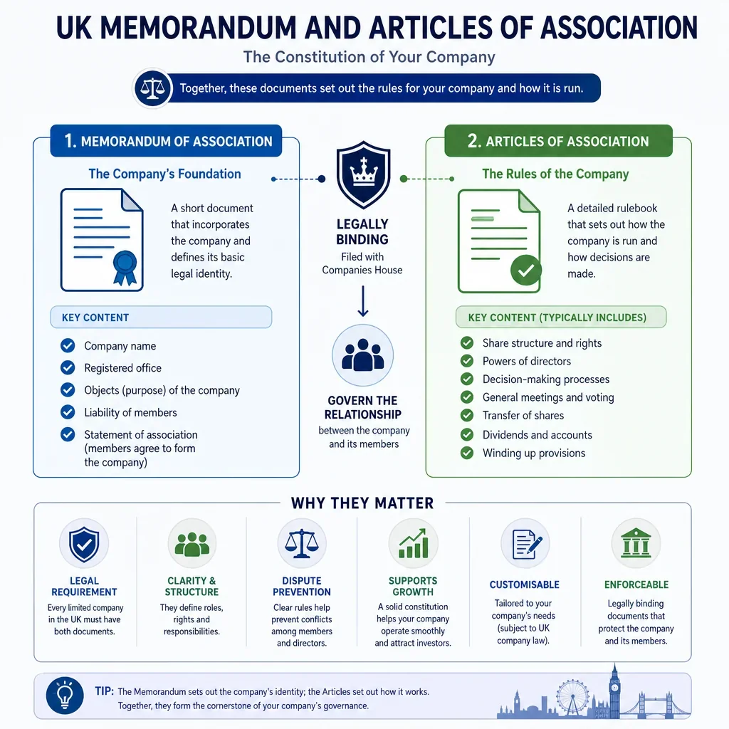 Memorandum and Articles of Association Glossary