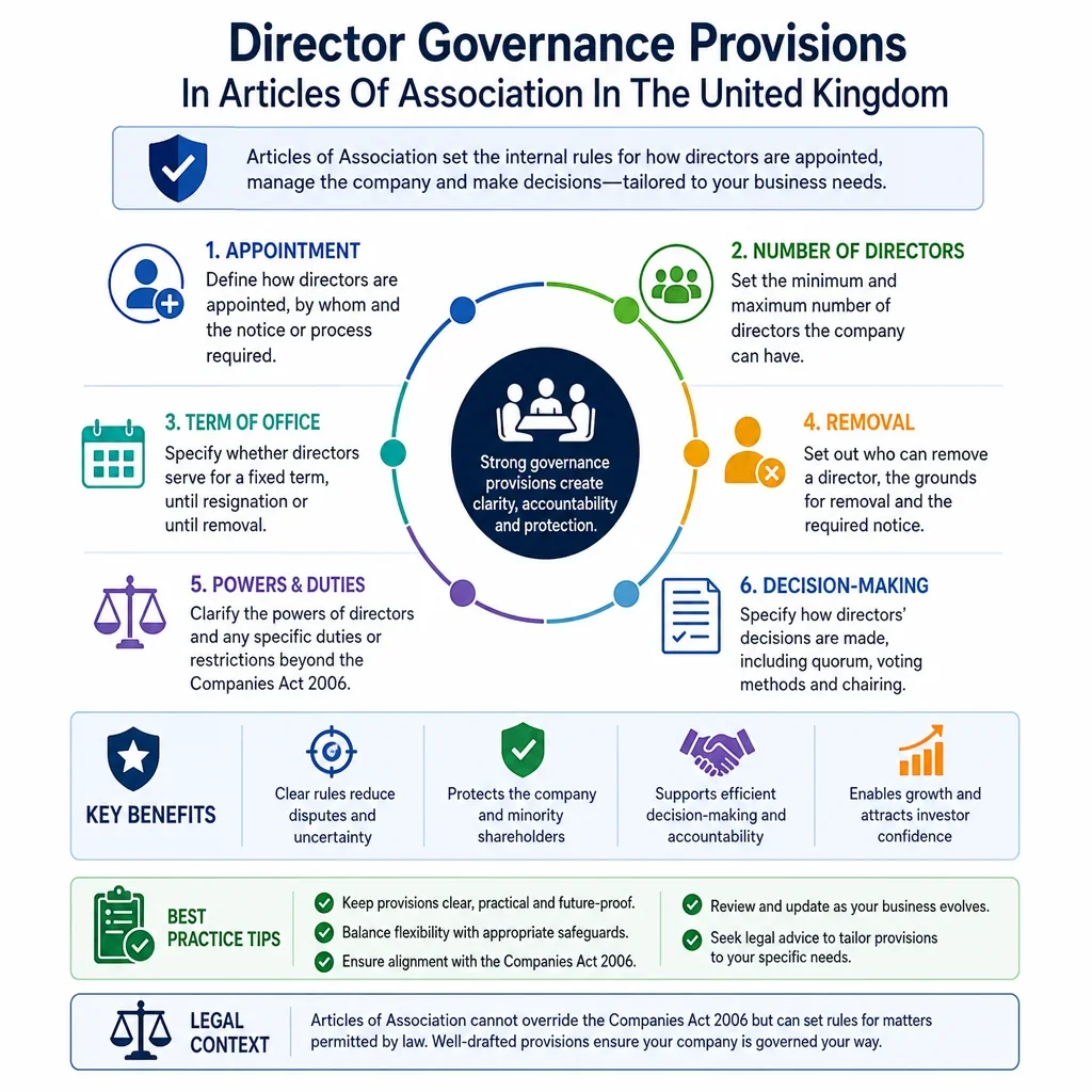 Director Governance Provisions in Articles of Association