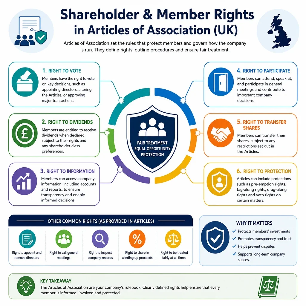 Shareholder and Member Rights in Articles of Association